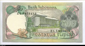 500 Rupiah Femme & Orchidées * *