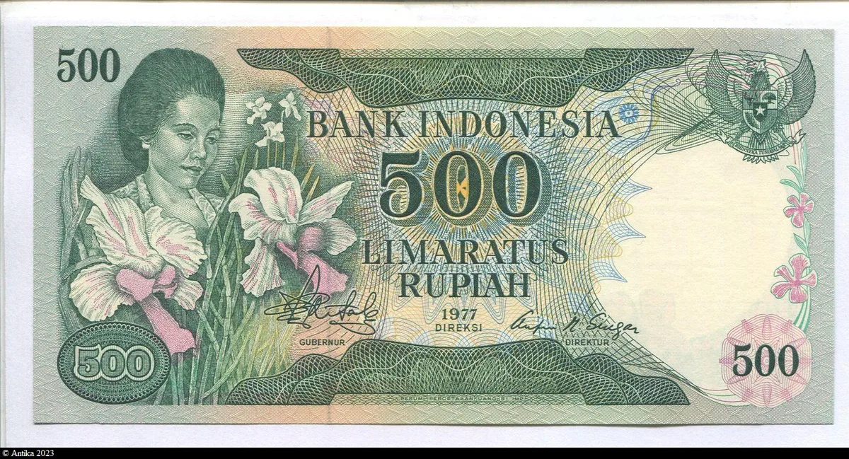 500 Rupiah Femme & Orchidées * *
