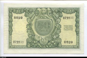 50 Lire "Italia" Biglietto di Stato