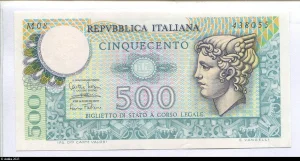 500 Lire Mercure