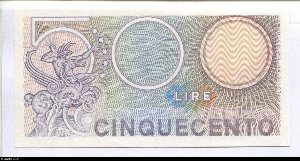 500 Lire Mercure