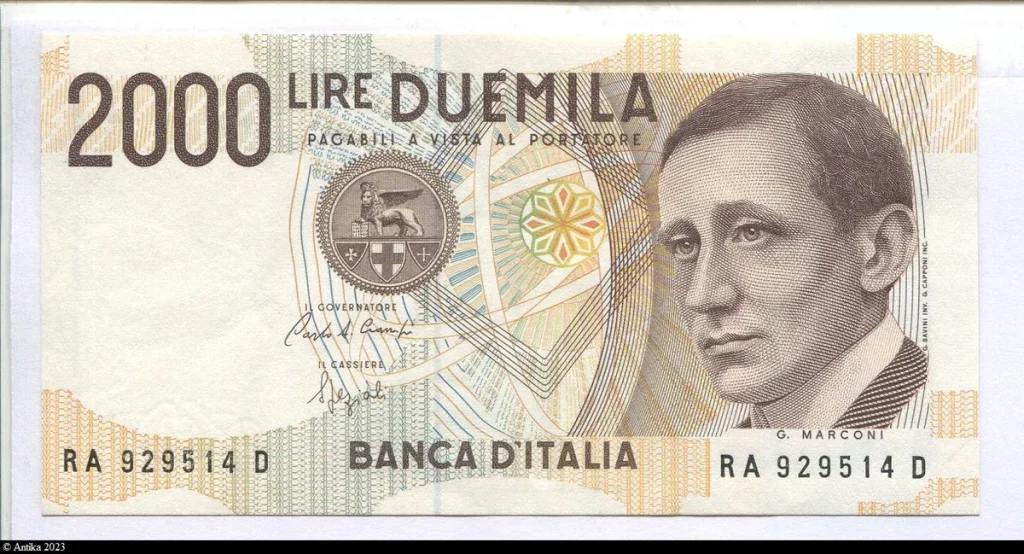 2000 Lire G.Marconi