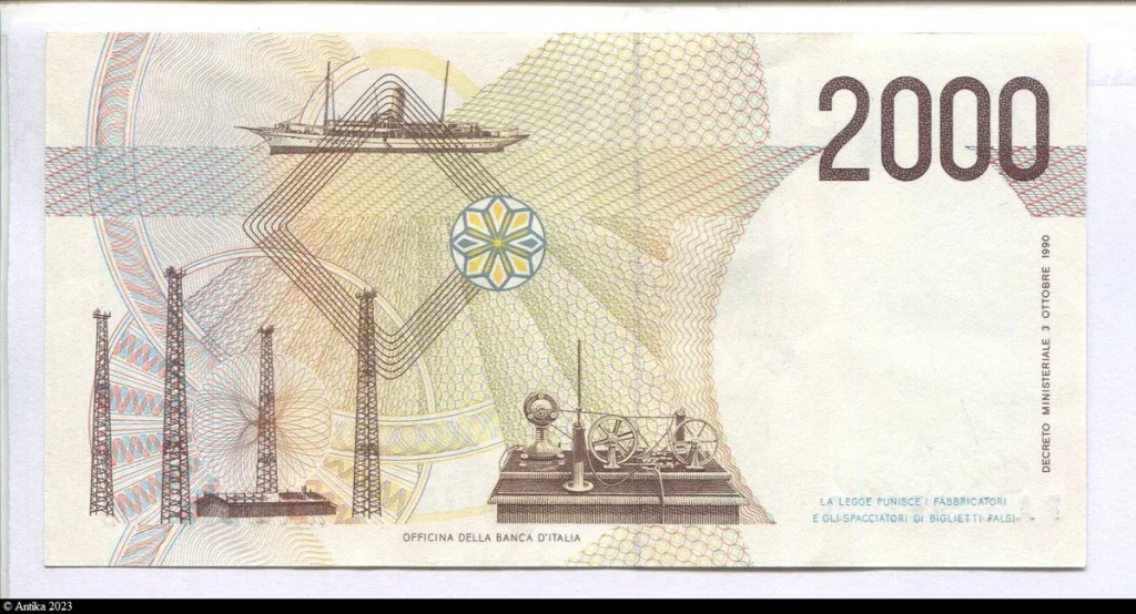 2000 Lire G.Marconi