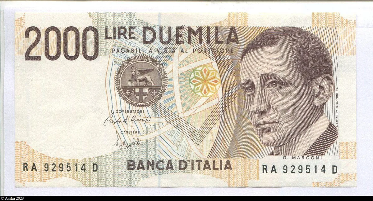 2000 Lire G.Marconi
