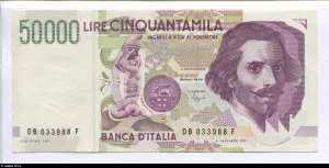 50000 Lire G.L Benini PROMOTION