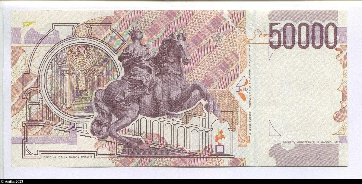 50000 Lire G.L Benini PROMOTION