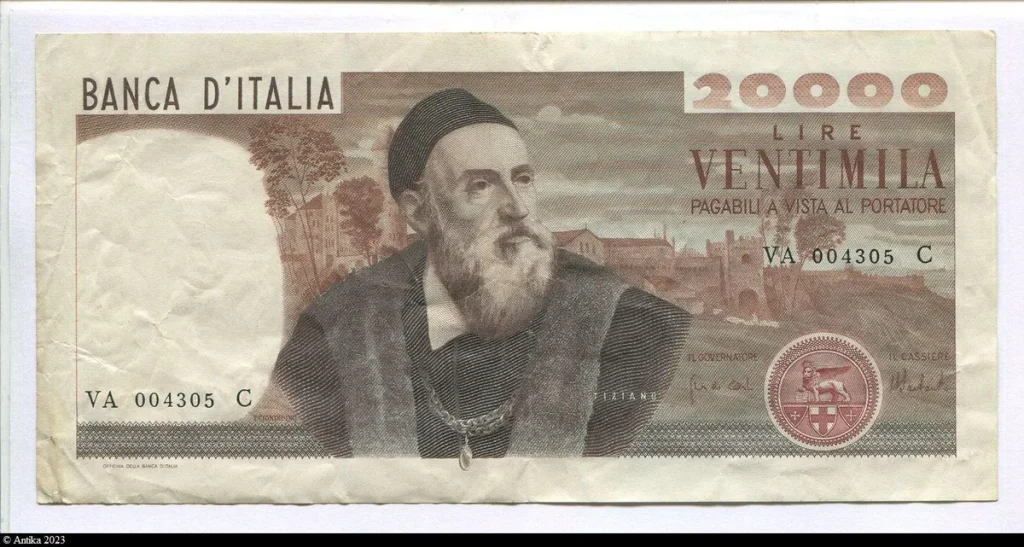 20000 Lire Tiziano RARE