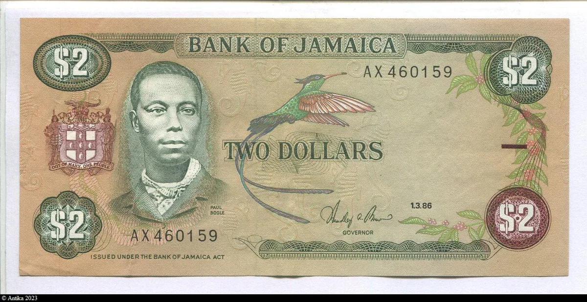 2 Dollars Paul Bogle * * *