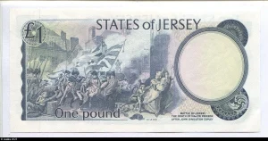 1 Pound Elizabeth II & Bataille de Jersey