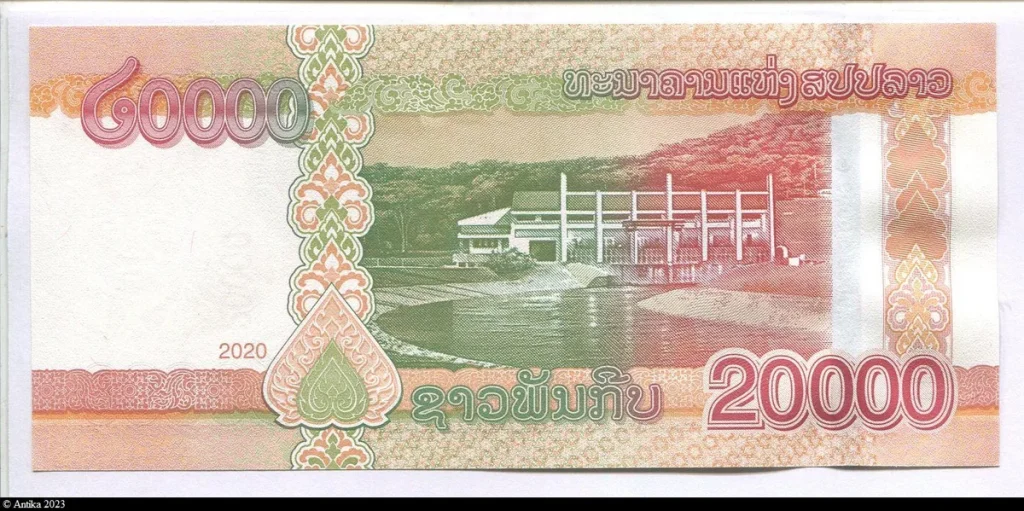 20000 Kip Kaysone Phomvihane & Barrage hydroélectrique PROMO