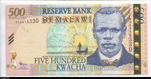 500 Kwacha Révérend John Chilembwe * *