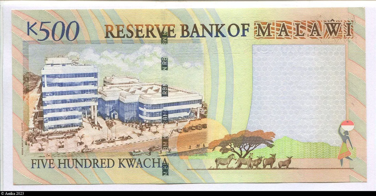 500 Kwacha Révérend John Chilembwe * *