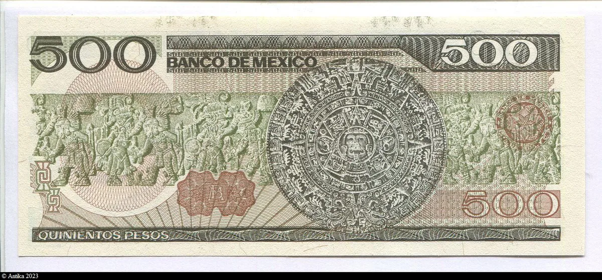 500 Pesos Ignacio Madero Série EL-EM * *