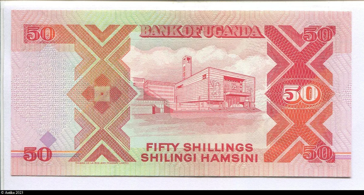 50 Shilingi Armoirie de l'Ouganda