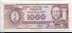 10000 Guaranies Mariscal Francisco Solano Lopez