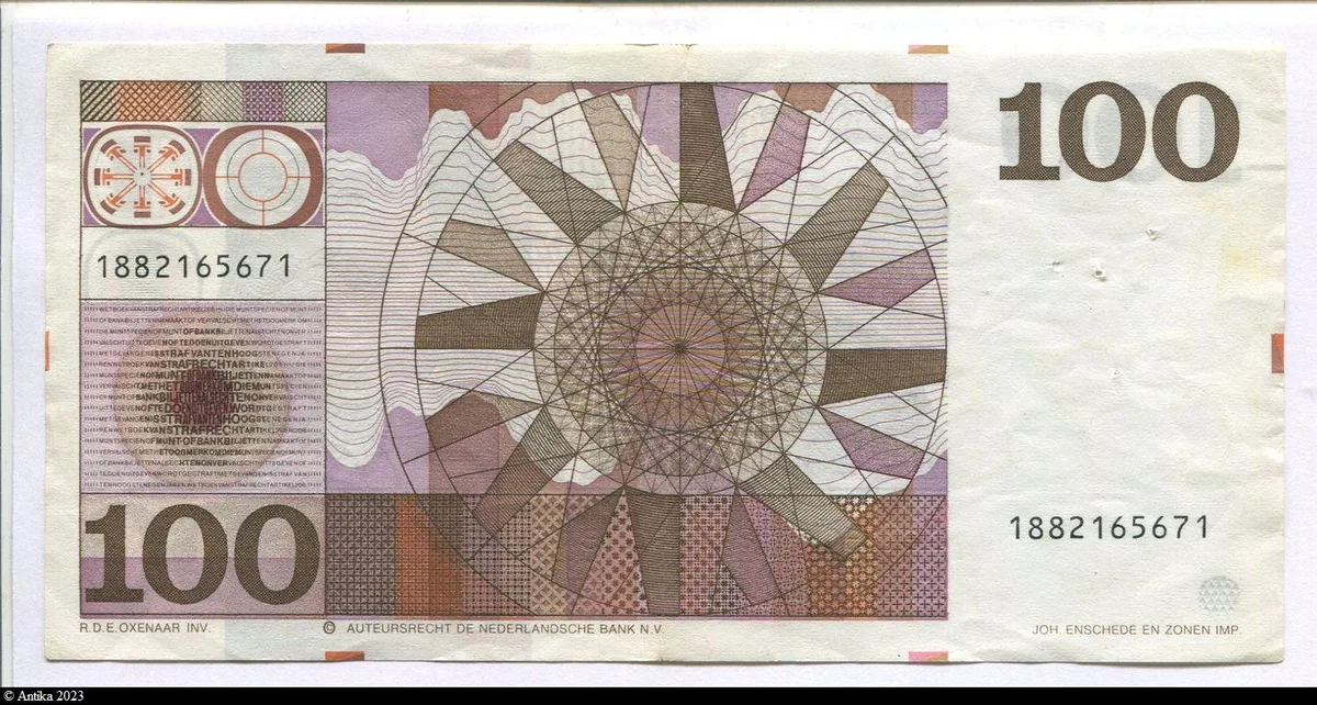 100 Gulden M.Adriaensz de Buyter * *
