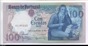 100 Escudos Manuel M. B. du Bocage