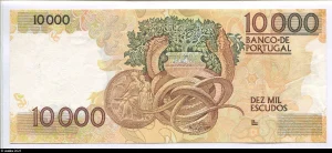 10000 Escudos Prof Doutor Egas Moniz