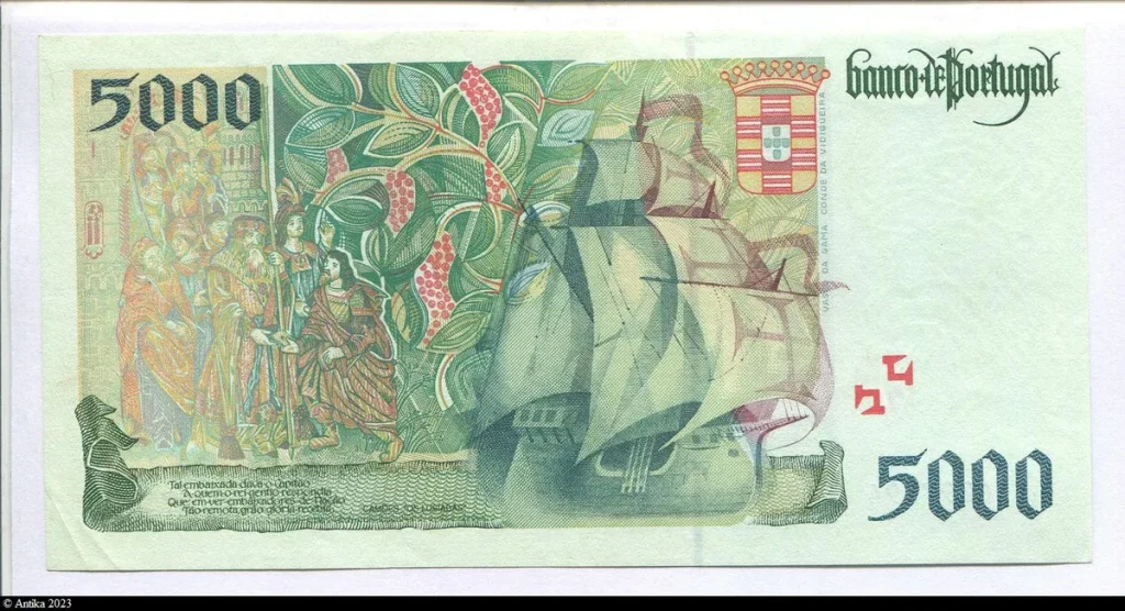 5000 Escudos Vasco da Gama
