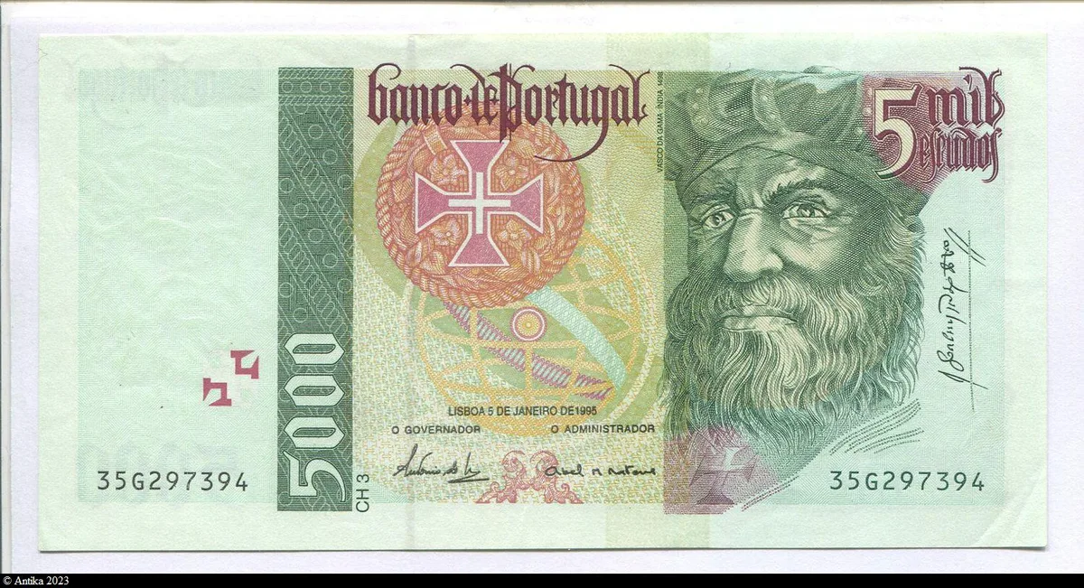 5000 Escudos Vasco da Gama