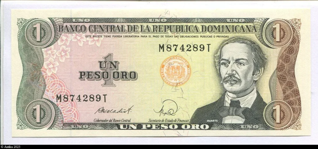 1 Peso Oro Duarte & Sucrière * * *