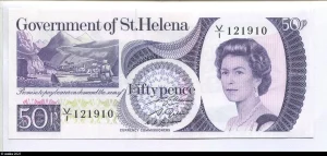 50 Pence Elizabeth II & Port de Jamestown