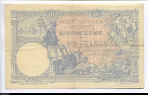10 Dinara Femme jouant au gusle RARE