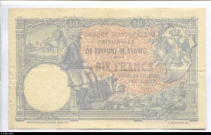 10 Dinara Femme jouant au gusle RARE