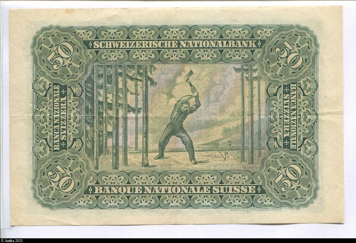 50 Francs Portrait de Femme & Paysan