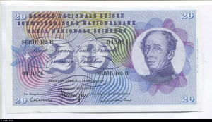 20 Francs Général Gullaume -Henri Dufour PROMO
