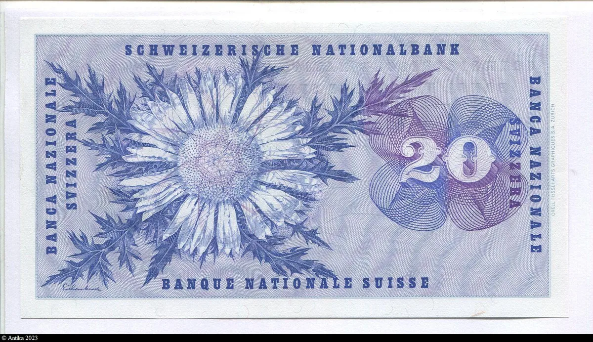 20 Francs Général Gullaume -Henri Dufour PROMO