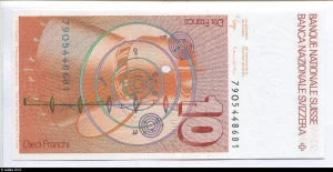 10 Francs Leonhard Euler * *