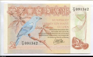 2 1/2 Gulden Oiseau de Forêt Tropicale