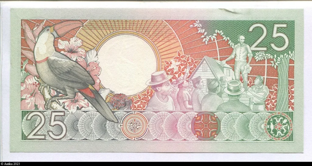 25 Gulden Anton De Kom * * * * * * *