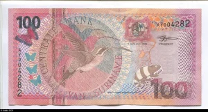 100 Gulden Oiseau & Papillon * *