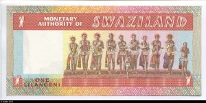1 Lilangeni Roi Sobhuza II & Les princesses du roi Sobhuz