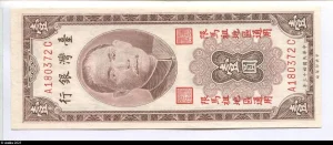 1 Yuan SYS Bank of Taiwan