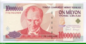 10 000 000 Kamel Atatürk