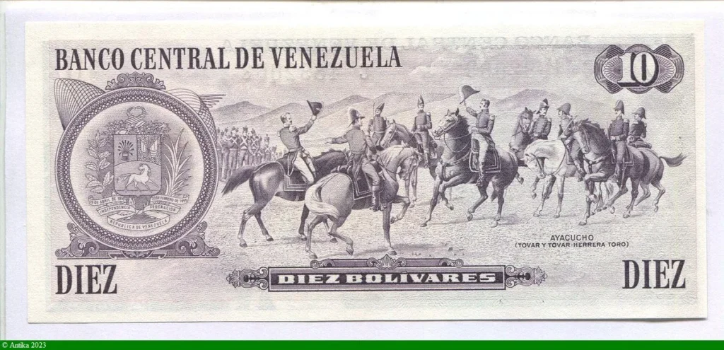 10 Bolivares A.J Sucre * *
