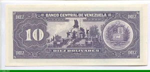 10 Bolivares Bolivar & Sucre