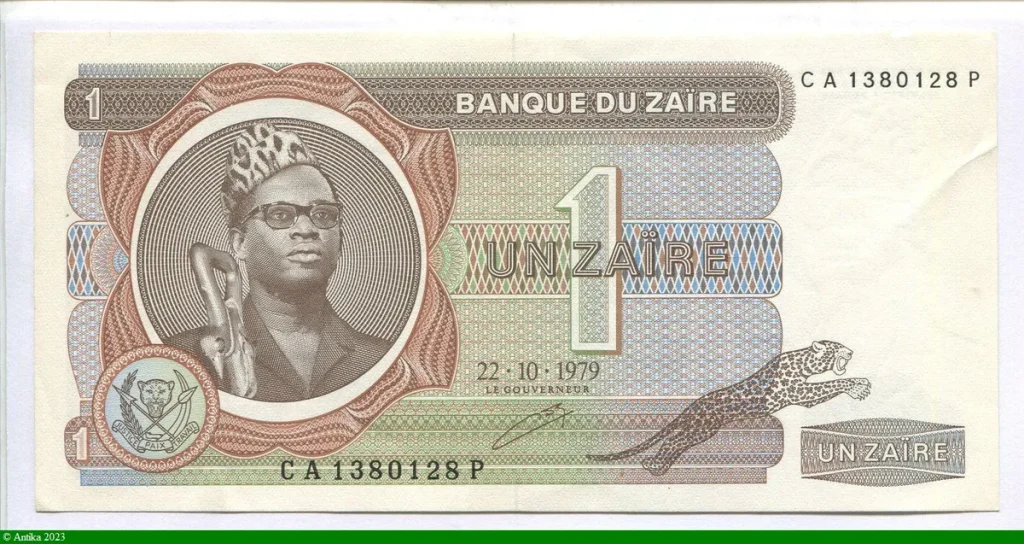 1 Zaire Mobutu Léopard