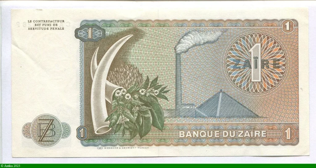 1 Zaire Mobutu Léopard