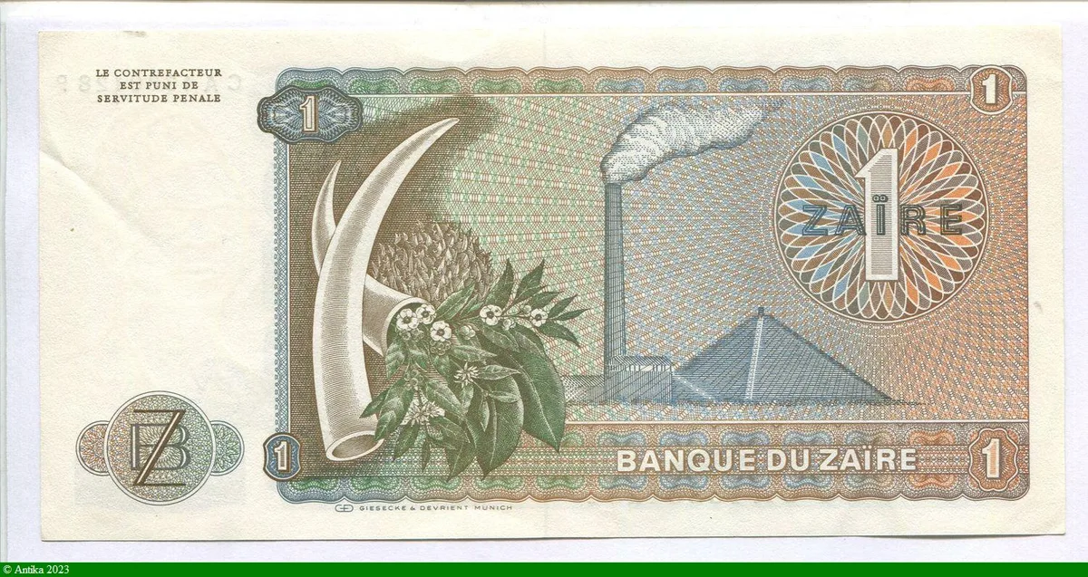 1 Zaire Mobutu Léopard