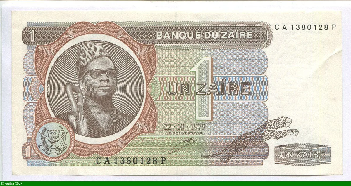 1 Zaire Mobutu Léopard