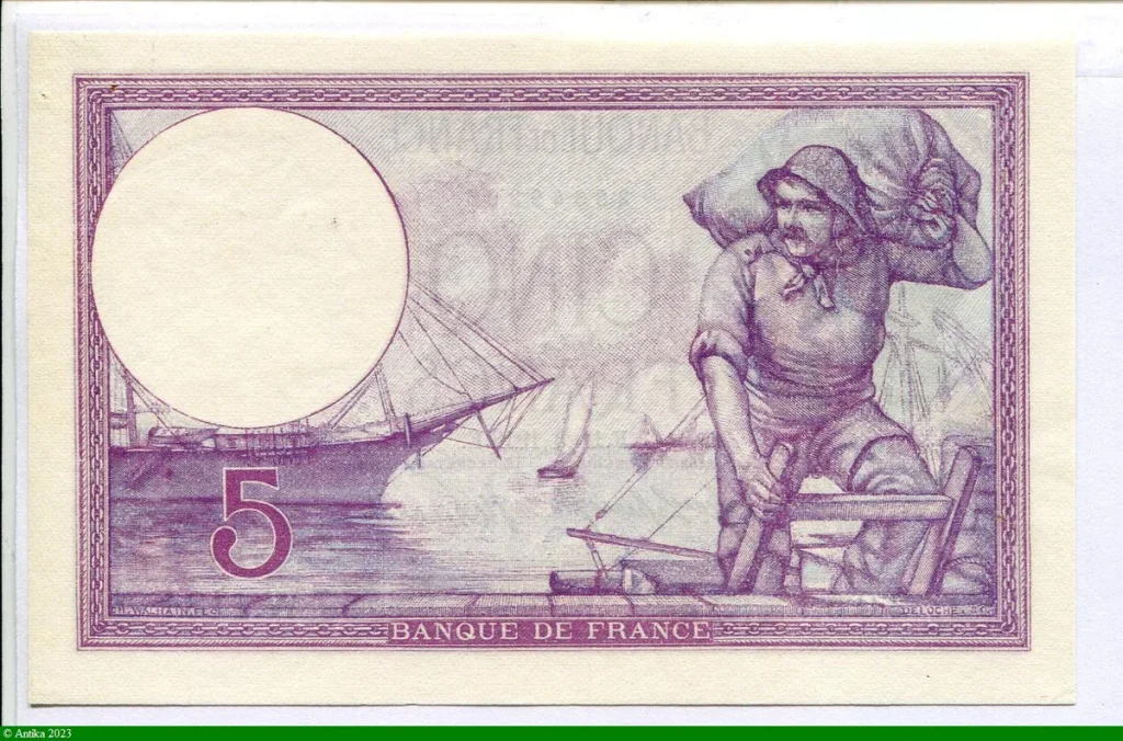 5 FRANCS VIOLET - Type 1917