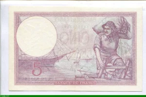 5 FRANCS VIOLET - Type 1917