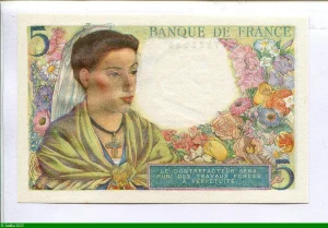 5 FRANCS BERGER - Type 1943
