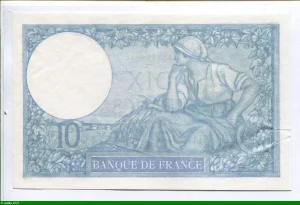 10 FRANCS MINERVE - Type 1915 modifié