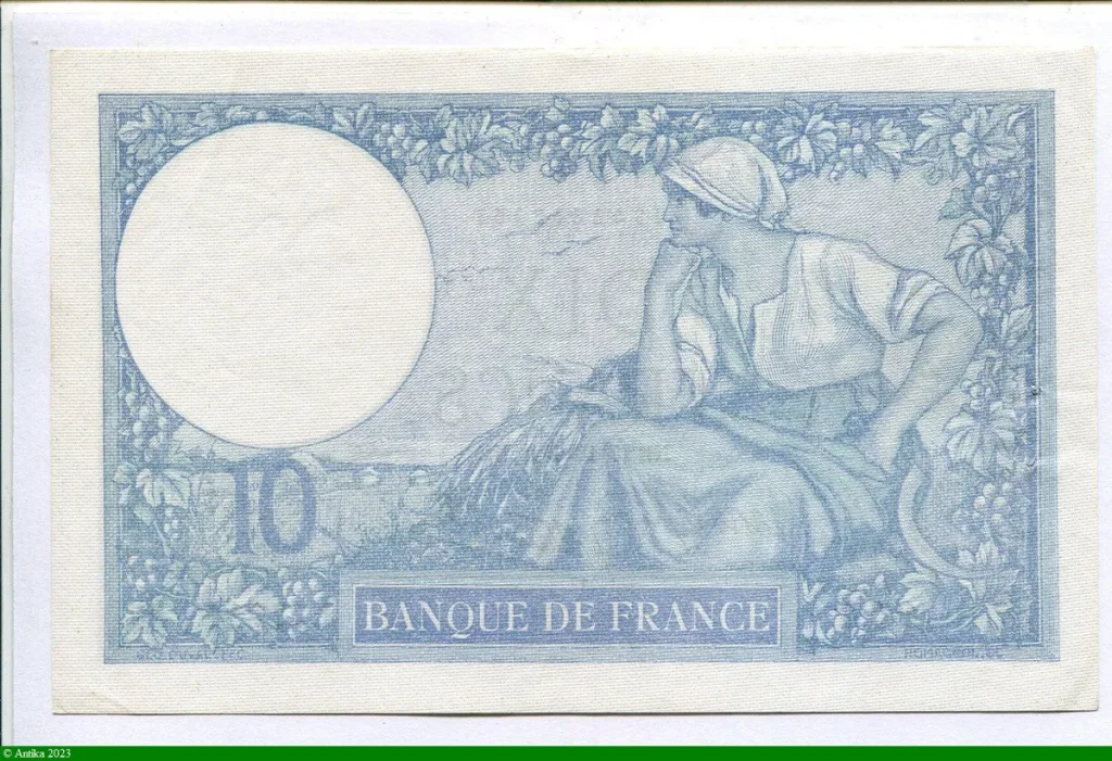 10 FRANCS MINERVE - Type 1915 modifié