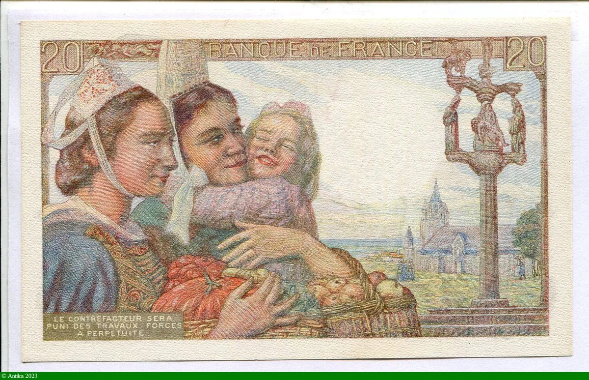 20 FRANCS PECHEUR - Type 1942